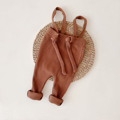 Cotton Elasticity Strap Overalls Toddler Baby Pants